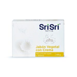 Jabon Ayurvédico Vegetal con Crema de Leche- Sri Sri Tattva