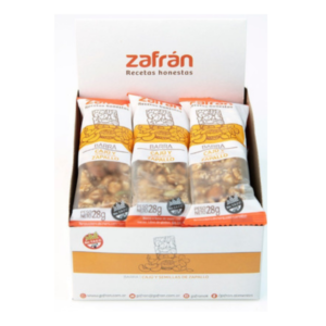 Caja x 12 Barritas Cajú Y Semillas De Zapallo- ZAFRÁN