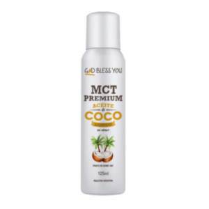 SPRAY ACEITE DE COCO MCT PREMIUM LIQUIDO X 125ML - GOD BLESS YOU
