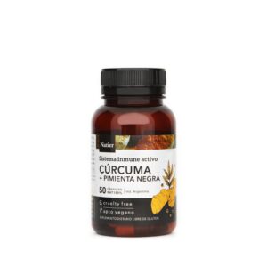 Cápsulas Cúrcuma + Pimienta Negra- Natier