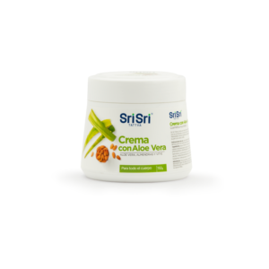 Crema con Aloe Vera y Aceite de Almendras- Sri Sri Tattva