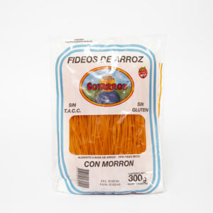 Fideos de Arroz con Morrón 300gr- Soyarroz