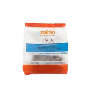Galletitas de Algarroba, pasas y girasol 100% Integrales - ZAFRÁN