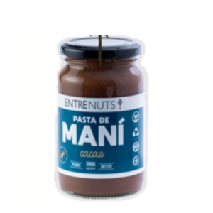 Mantequilla de Maní con Cacao – EntreNuts (400g)
