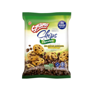 Galletitas c/ chips de Chocolate s/azúcar 150 gr - Smams