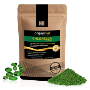 Chlorella en polvo Orgánica 50gr - Organikal