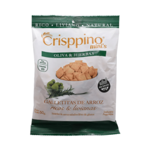 Galleta Cracker de Arroz sabor Oliva & Hierbas