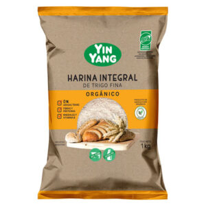 HARINA INTEGRAL DE TRIGO FINA ORGANICA 1kg- Yin Yang