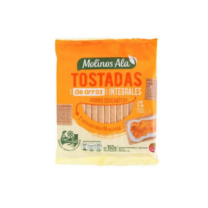 Tostadas de Arroz INTEGRALES c/sal Molinos Ala