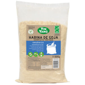 HARINA SOJA TOSTADA ORGANICA- 500gr