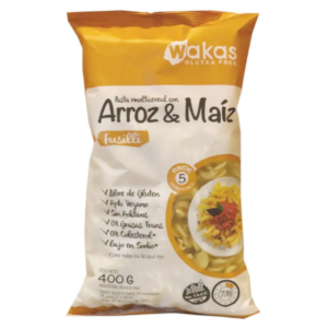 FIDEOS multicereal con MAIZ - Fusilli- Wakas